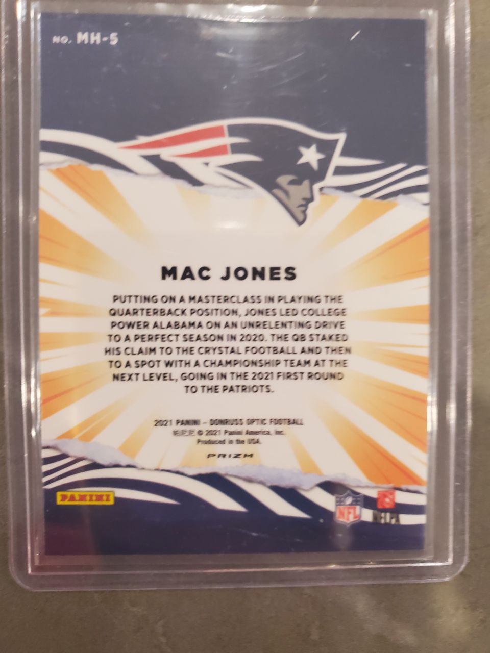 2021 Football Mac Jones